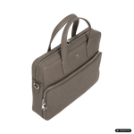 Andreas Herb Business Bag Etoupe aus taupefarbenem Leder, weitere Ansicht