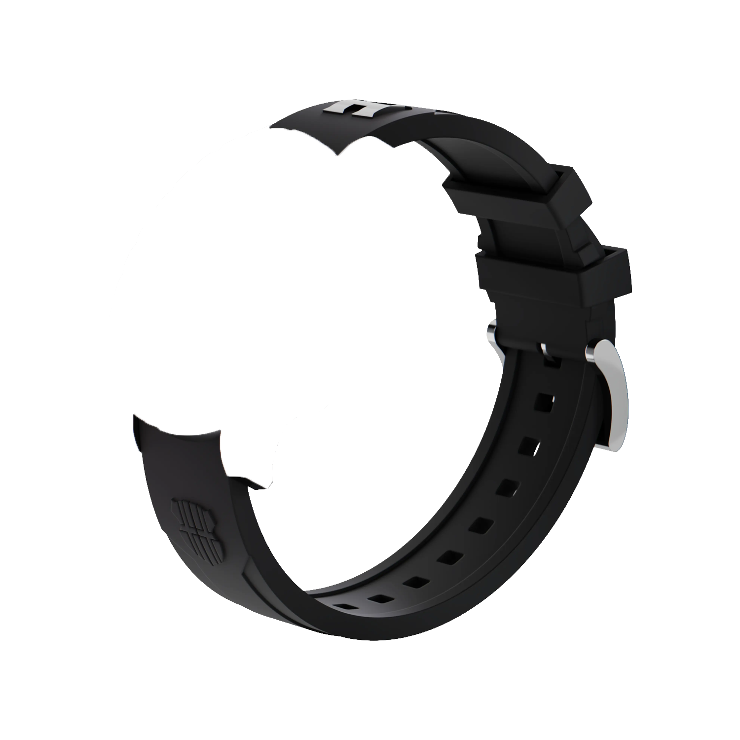 Andreas Herb Silicon Strap Black