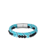 Bracelet Ibiza Hustle von HERB World – Edelstahl-Flachschließe mit HERB-Wappen, Detailansicht