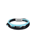 Bracelet Ibiza Vision von HERB World – Edelstahl-Rundschließe mit graviertem HERB-Wappen, Detailansicht