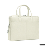 Andreas Herb Business Bag Ivory aus elfenbeinfarbenem Leder, weitere Ansicht