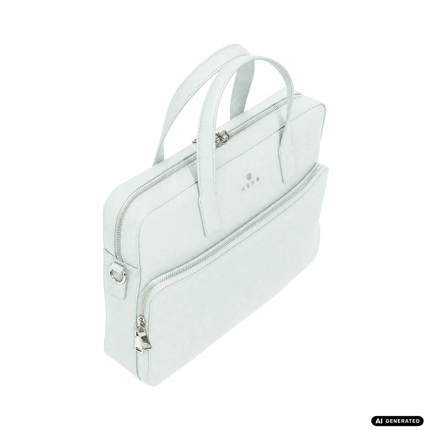 Andreas Herb Business Bag Mint aus mintfarbenem Leder