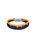 Bracelet St. Tropez Spirit von HERB World – Edelstahl-Rundschließe mit graviertem HERB-Wappen, Detailansicht