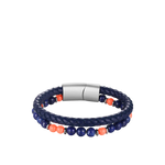 Bracelet St. Tropez Aura von HERB World – Edelstahl-Flachschließe mit graviertem HERB-Wappen, Detailansicht