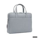 Andreas Herb Business Bag Dusty Blue aus graublauem Leder