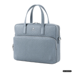 Andreas Herb Business Bag Dusty Blue aus graublauem Leder, weitere Ansicht