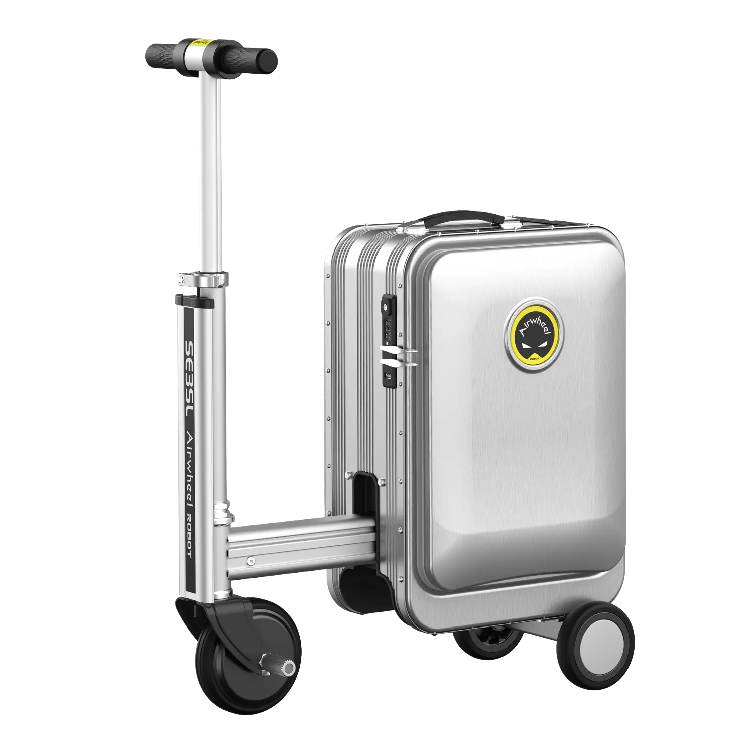 airwheel koffer se3sl silver vorderansicht