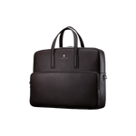 Andreas Herb Business Bag aus black coffee Leder Vorderansicht