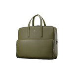 Andreas Herb Business Bag aus olive Leder Vorderansicht