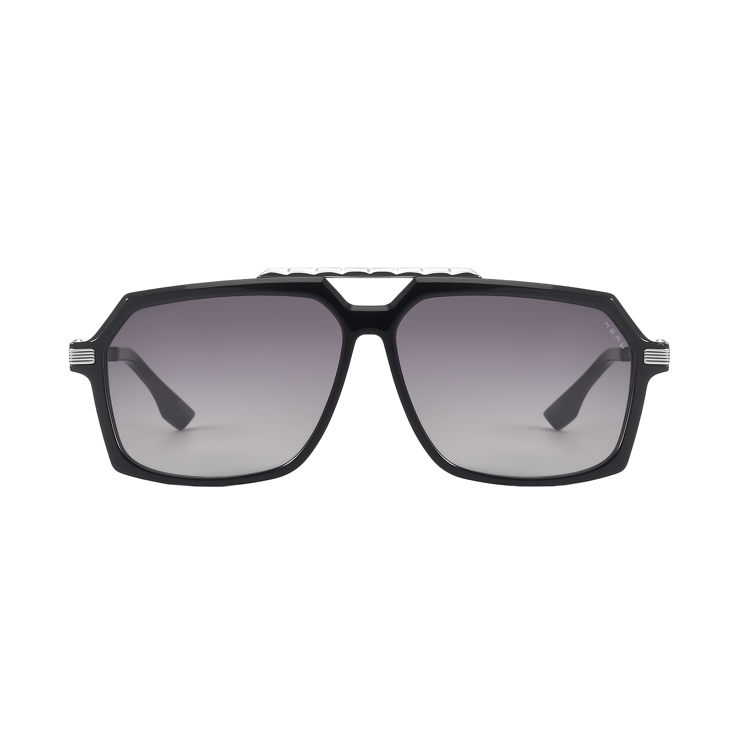 Andreas Herb Designer Sonnenbrille Lincoln Chrome Flow Vorderansicht