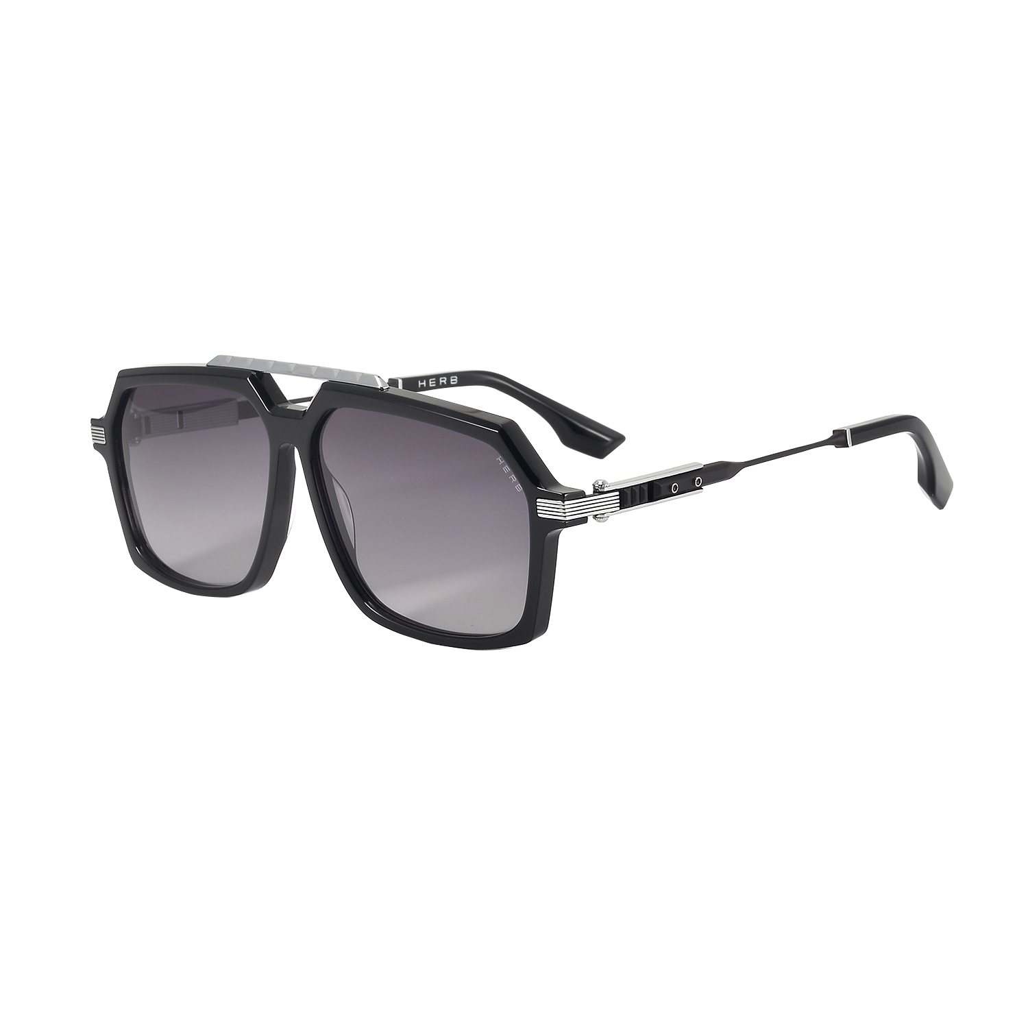 Andreas Herb Designer Sonnenbrille Lincoln Chrome Flow Seitenansicht